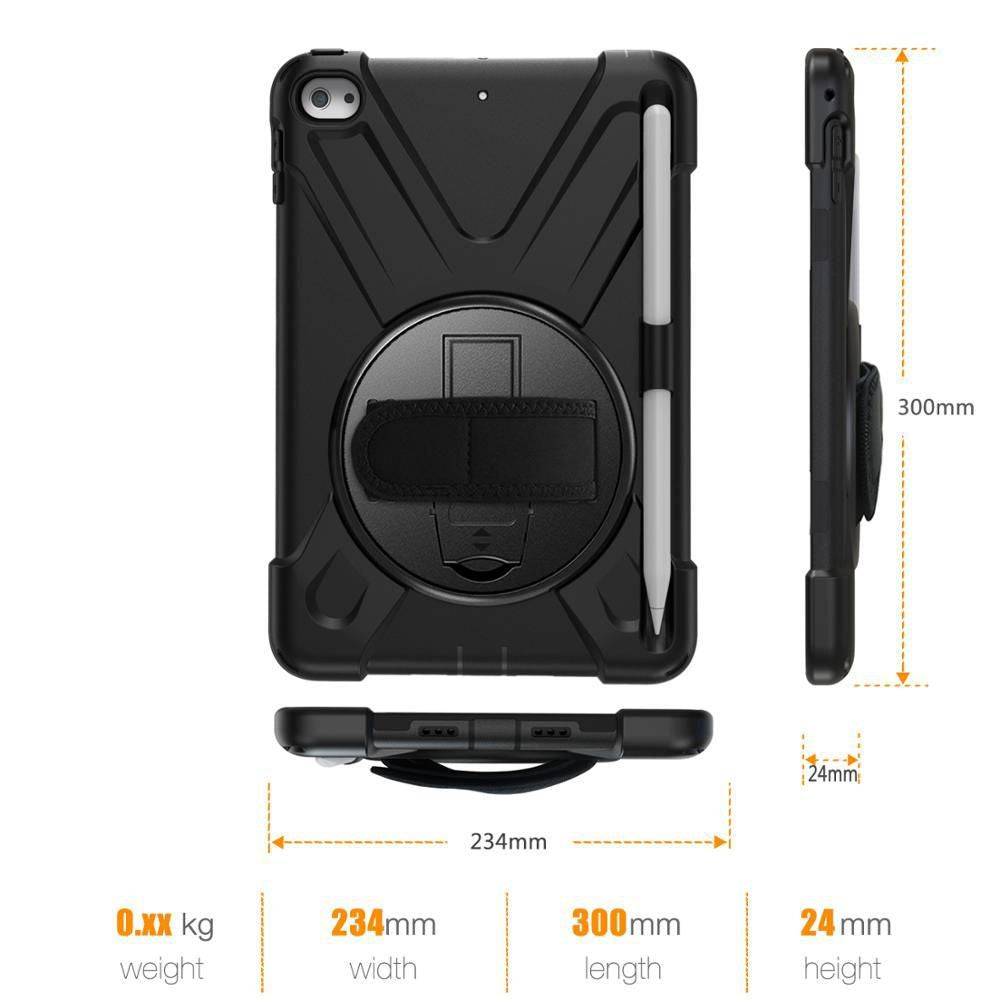 eSTUFF Tablet-Hülle für iPad mini 4, iPad mini (2019) 7,9" – Schwarz