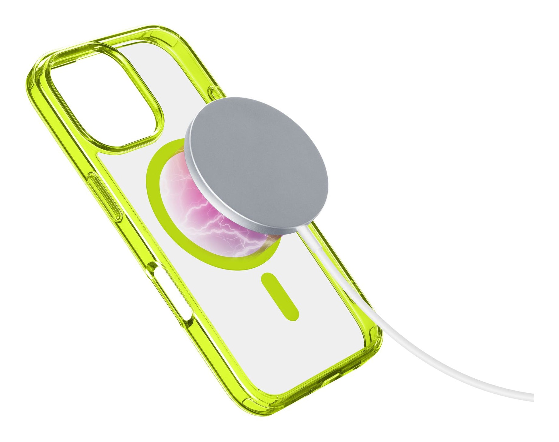Cellularline Backcover Iconic – für Apple iPhone 16 Pro Max – grün – MagSafe-kompatibel