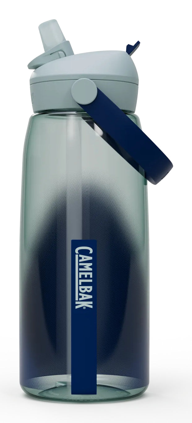 CamelBak Thrive Flip Straw Trinkflasche 1 l – mit Strohhalm, Copolyester, Deep Sea Dawn