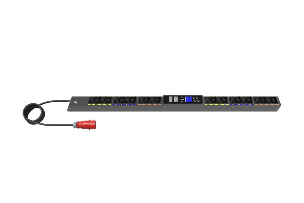 Eaton PDU G4 SW Rack-PDU 11000 W – Geschaltet, dreiphasig – 0U senkrecht, Eingang CEE 16A 3Ph – C13×12, C39×12