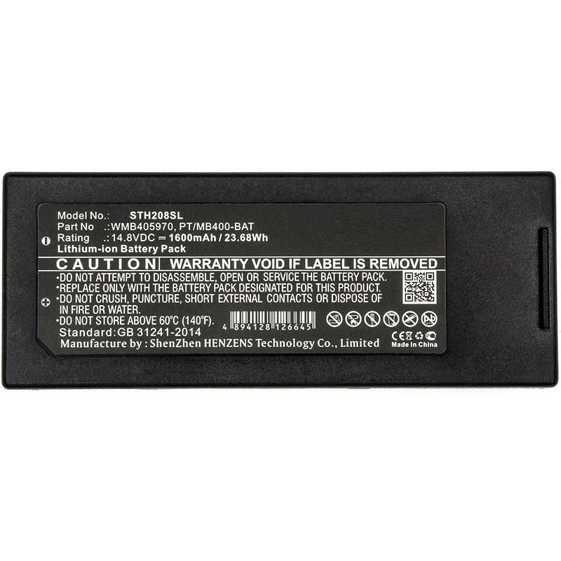 CoreParts Akku 1600 mAh 14,8 V – für Lapin PT408E/PT412E, WMB405970
