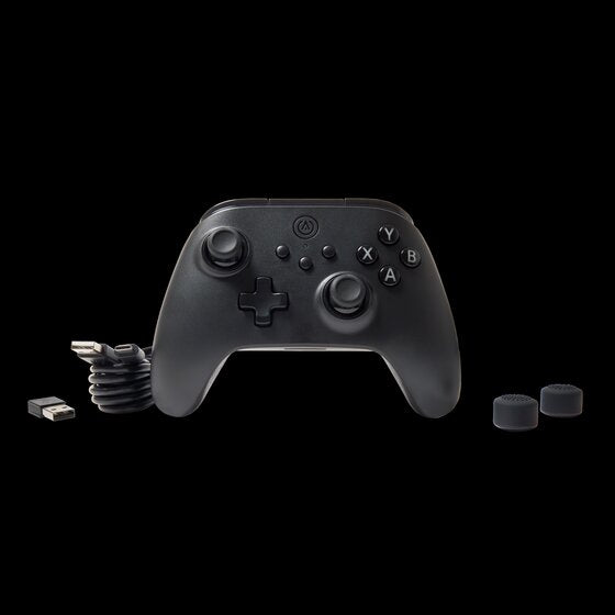 PowerA OPS V1 – Gamepad – USB + RF + Bluetooth, programmierbar, für Switch, PC & Android, Schwarz