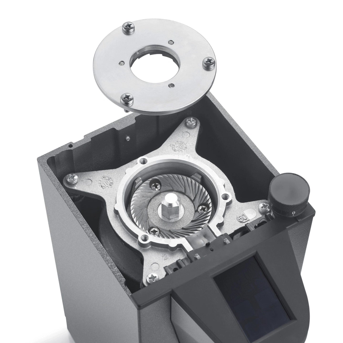 Graef Kaffeemühle KM 733.CM1116.00 – 220 g, Scheibenmahlwerk, 310 W – Grau