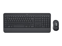 Logitech MK650 For Business – Tastatur, UK-Layout (EN), Dunkelgrau