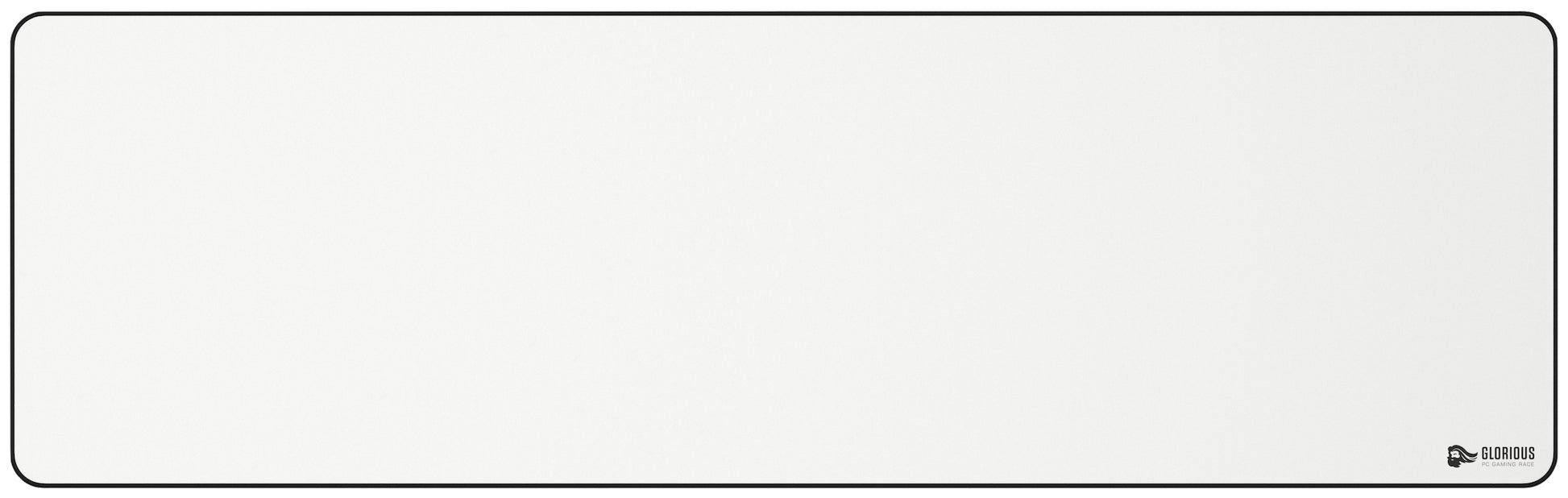 Glorious Gaming PC Gaming Mauspad Extended (GW‑E) – Gaming-Mauspad – 914×279 mm, Tuch & Gummi, Weiss