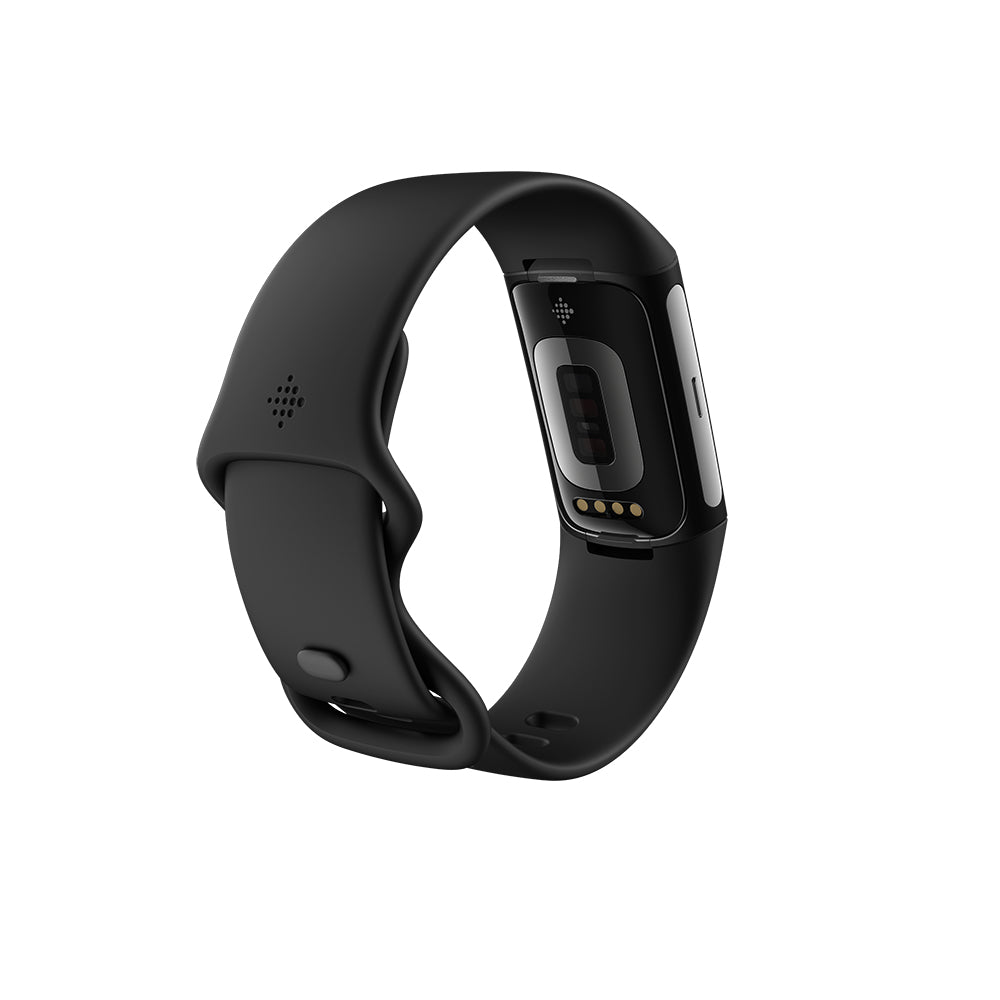 Fitbit Charge 6 – Smartwatch – 18,5 mm, GPS, AMOLED, 5 ATM, Schwarz, S/L, Sportarmband