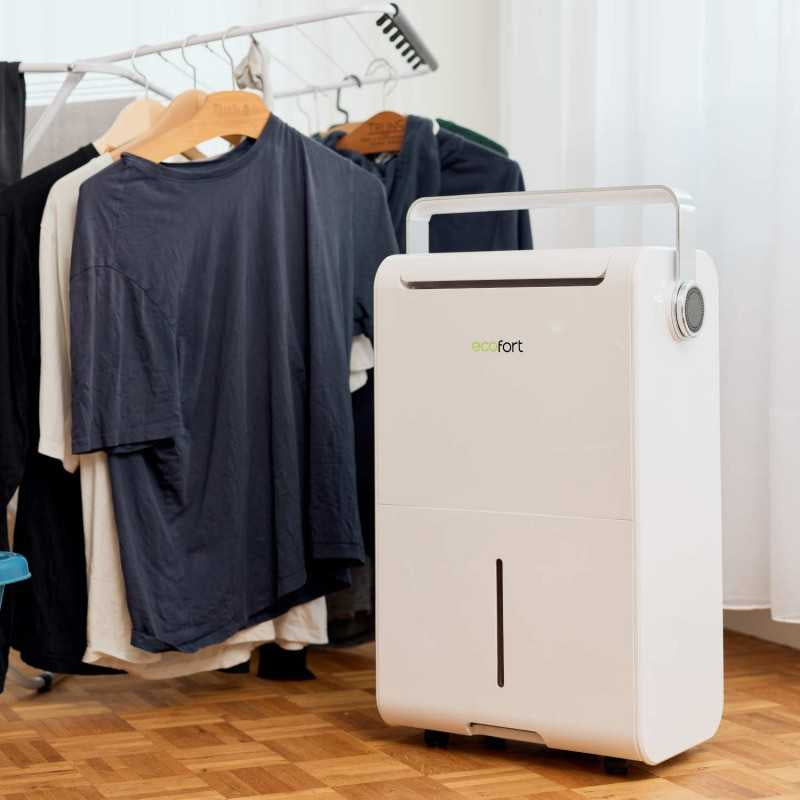 Ecofort Luftentfeuchter ecoQ 35L – 35 L/24 h, bis 85m², Tank 6 l, Hygrostat