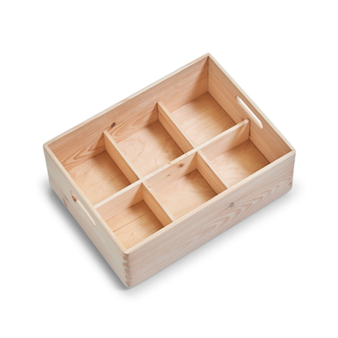 Zeller Present Aufbewahrungsbox – Kiefernholz – Braun – stapelbar, mit Griff – 397 × 143 × 300 mm