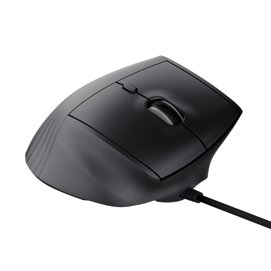 Trust GXT145 Rexxa – Gaming-Maus – Kabelgebunden (USB‑A), 12800 DPI, rechts, Schwarz