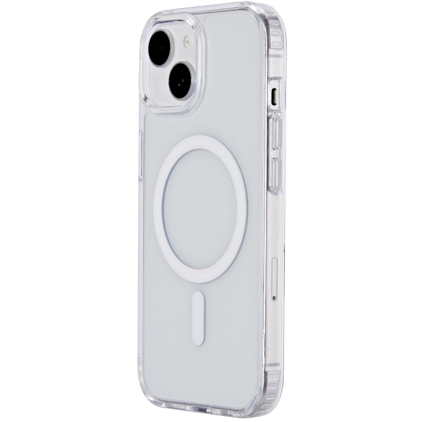 eSTUFF BERLIN Backcover – für Apple iPhone 15 Plus, MagSafe, TPU, Transparent, Stossfest