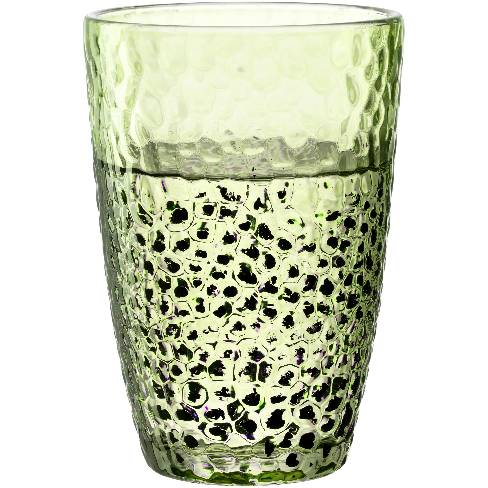 LEONARDO Trinkgläser Matera – 4er Set, 340 ml, Ø 8 cm, Kalk-Natron-Glas, Grün, spülmaschinenfest