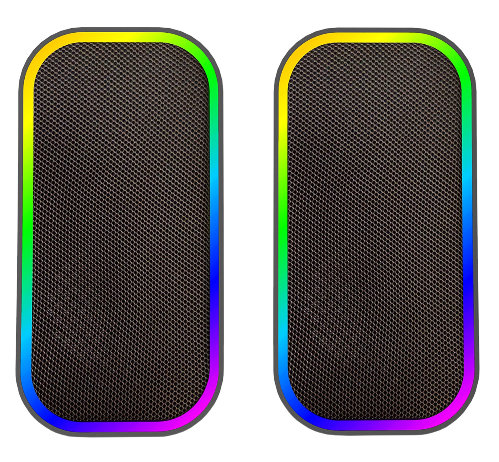 SPEEDLINK Token RGB – PC-Lautsprecher – 2.0, 6 W, 3,5 mm, Schwarz