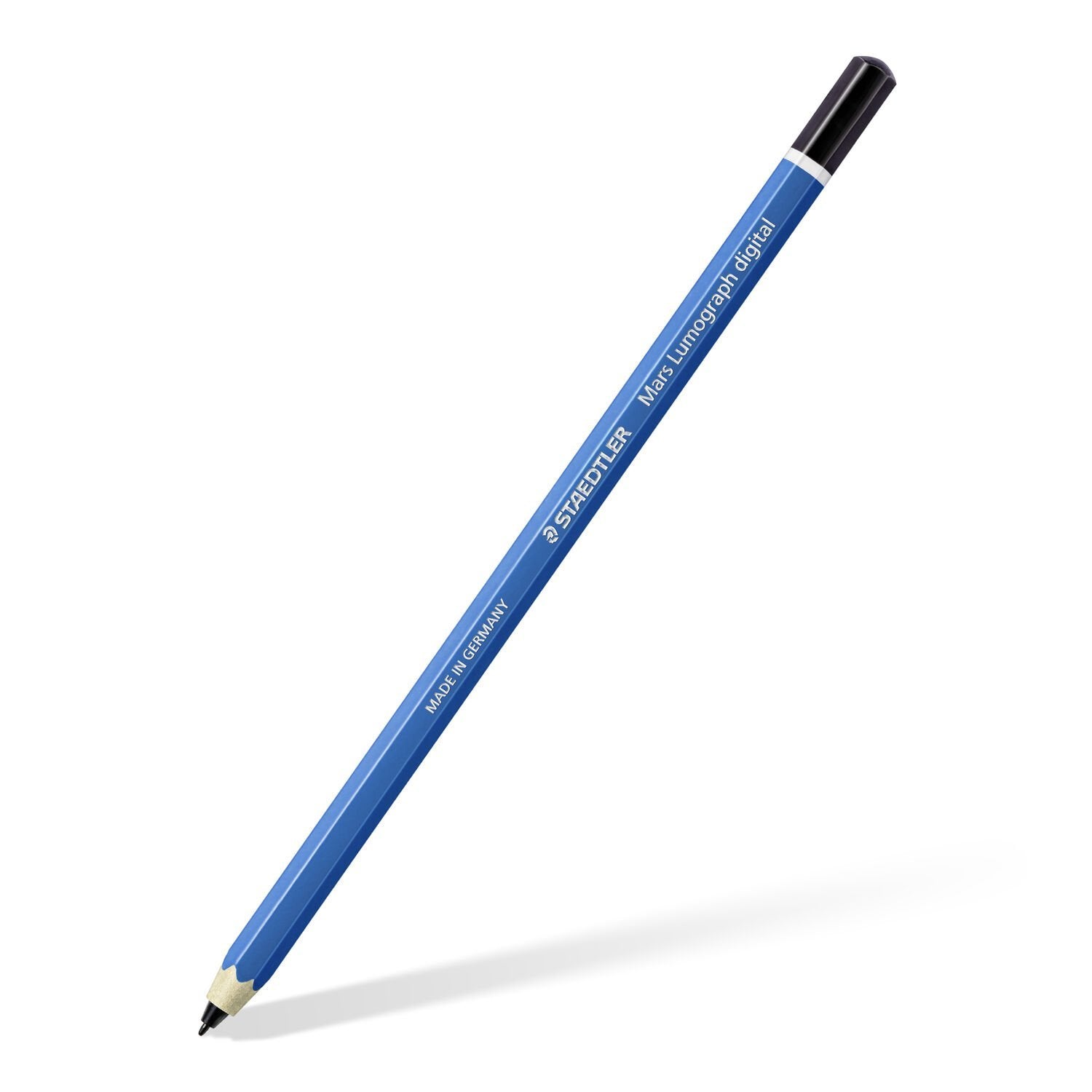 Staedtler Mars Lumograph digitaler Eingabestift für EMR-fähige Geräte – EMR-Technologie – Blau