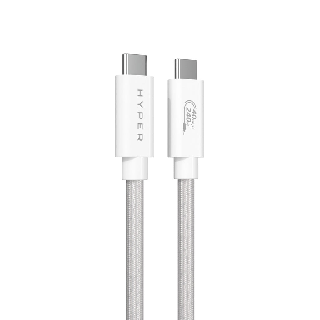 Hyper – USB-Kabel, USB-C zu USB-C, 1,2 m, USB4, Lade-/Datenkabel