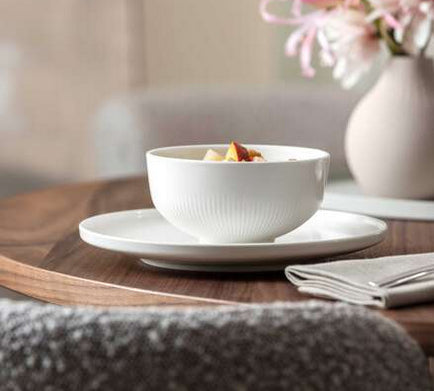 Villeroy & Boch Afina Schüssel – 0,35 l, Porzellan, weiss, 4 Stück