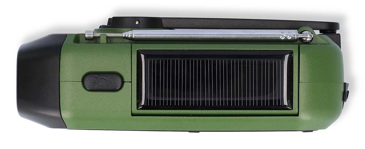 Nedis Notfallradio – Tragbares DAB+ Radio, UKW, 15 h Akku – Grün/Schwarz