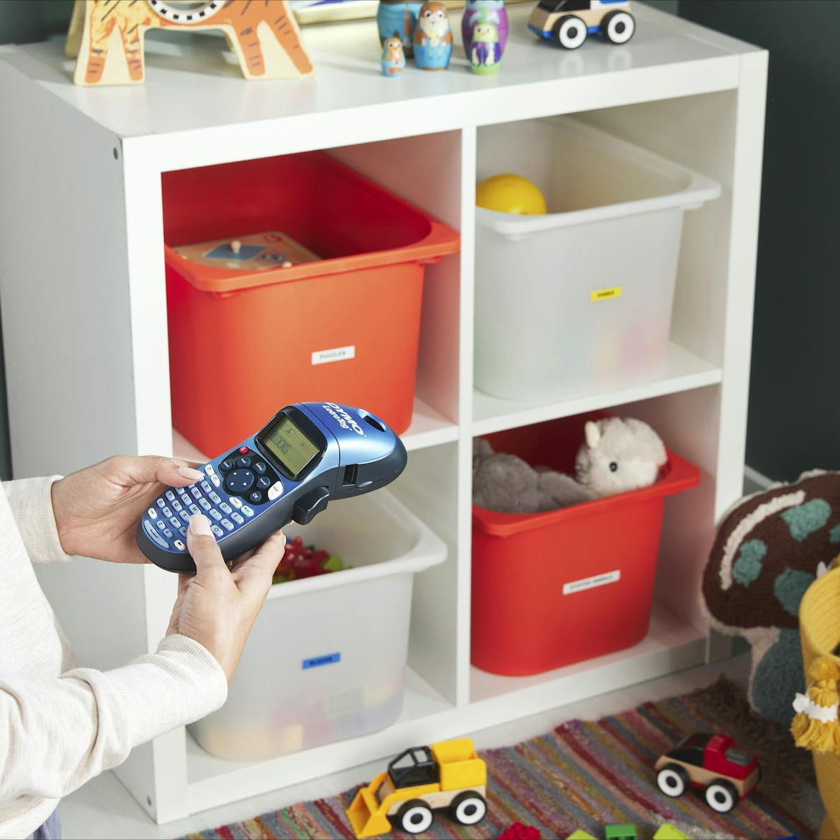 DYMO LetraTag LT-100H – Beschriftungsgerät, für LT-Bänder, Handgerät mit ABC-Tastatur