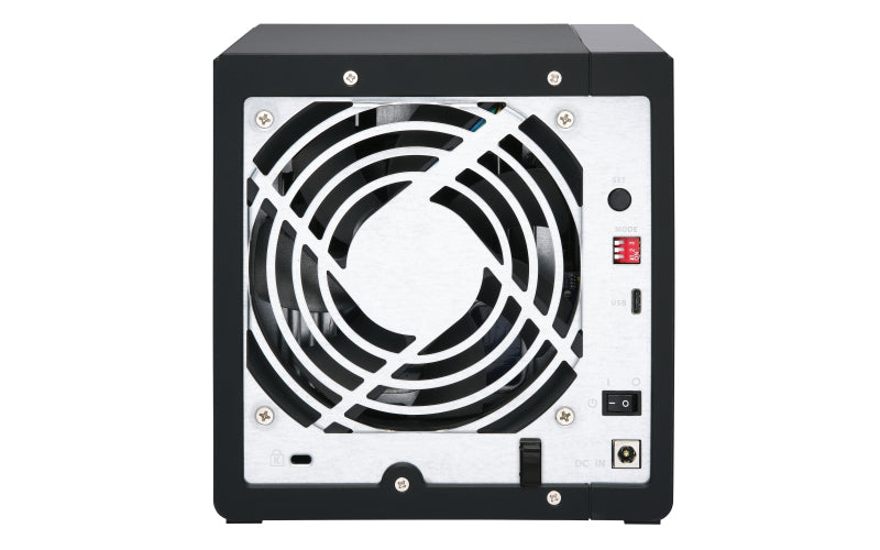 QNAP TR-004 – 4-Bay Rack HDD-Gehäuse – USB 3.2 Gen 1 Type-C, für 2,5"/3,5" HDD/SSD, SATA II/III
