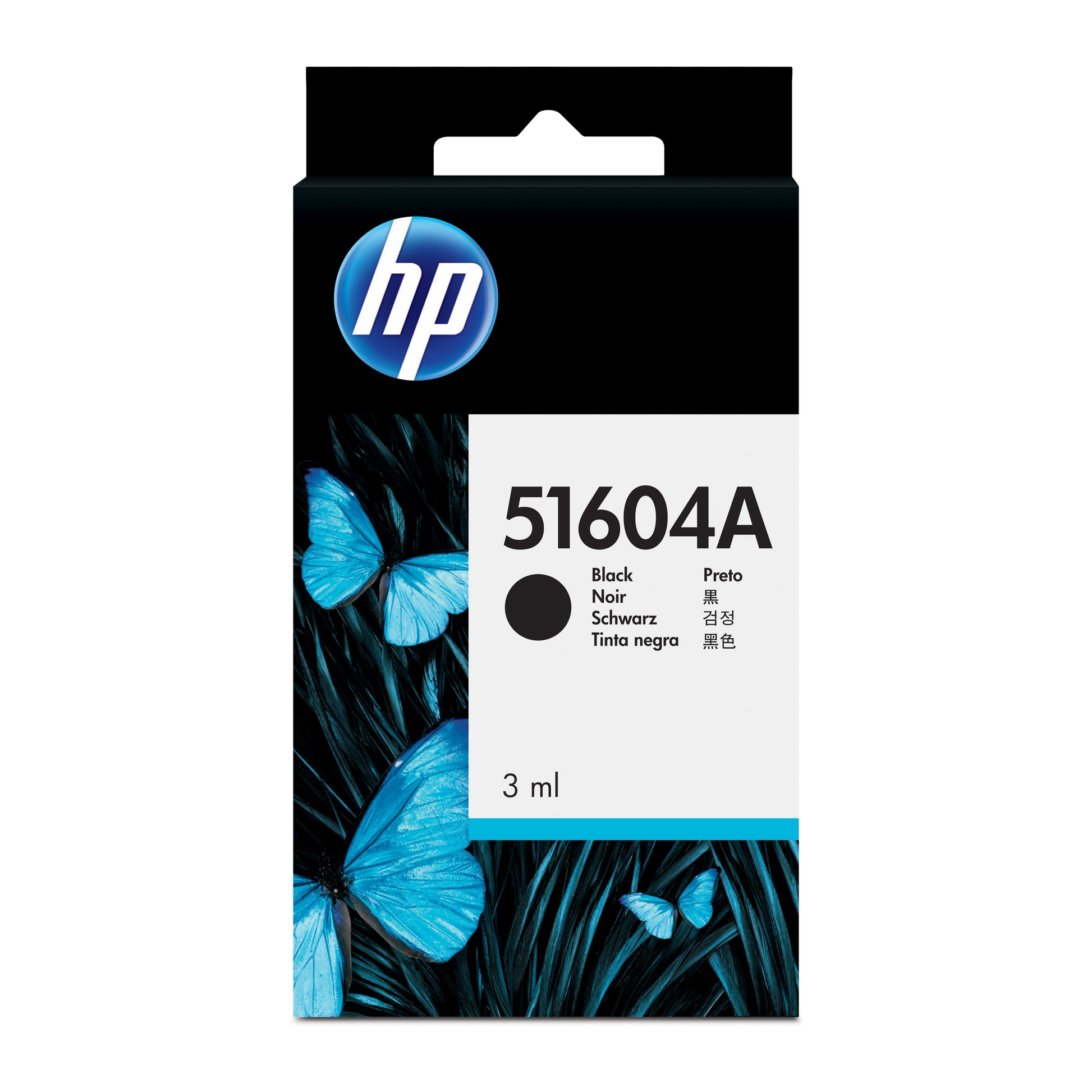 HP Tintenpatrone 51604A, Schwarz – für Tintenstrahldrucker, Multifunktionsgeräte
