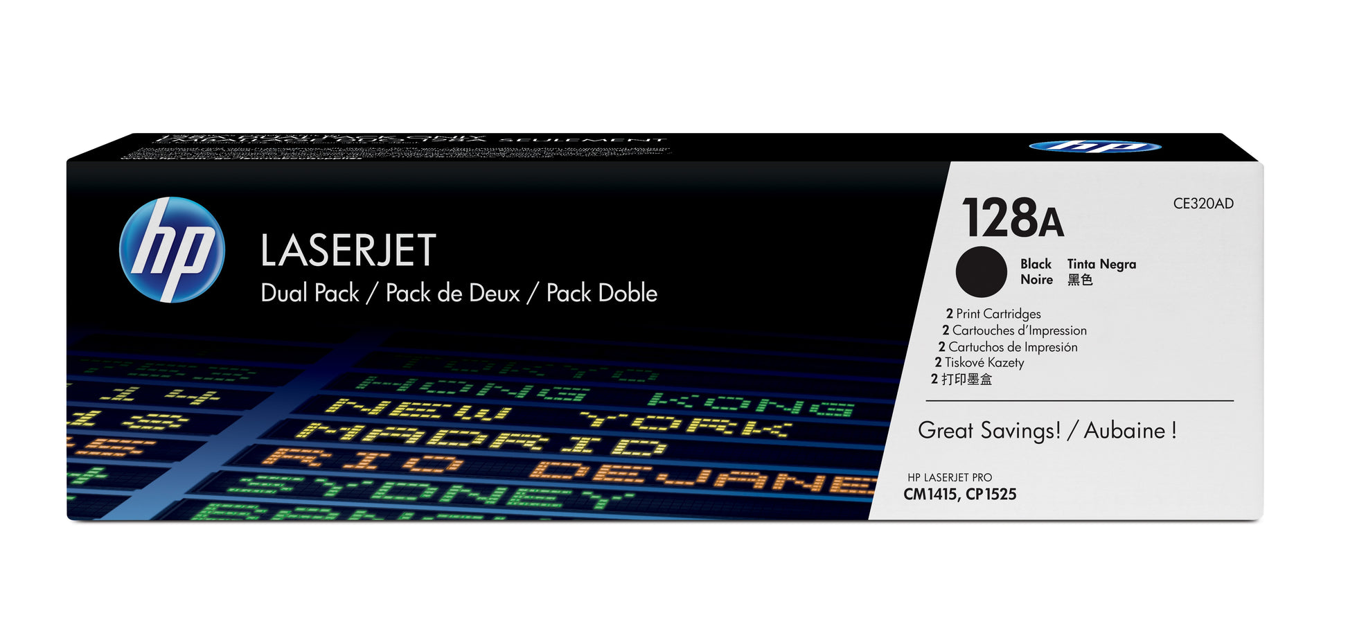 HP Toner-Multipack 128A – Schwarz, 2000 Seiten