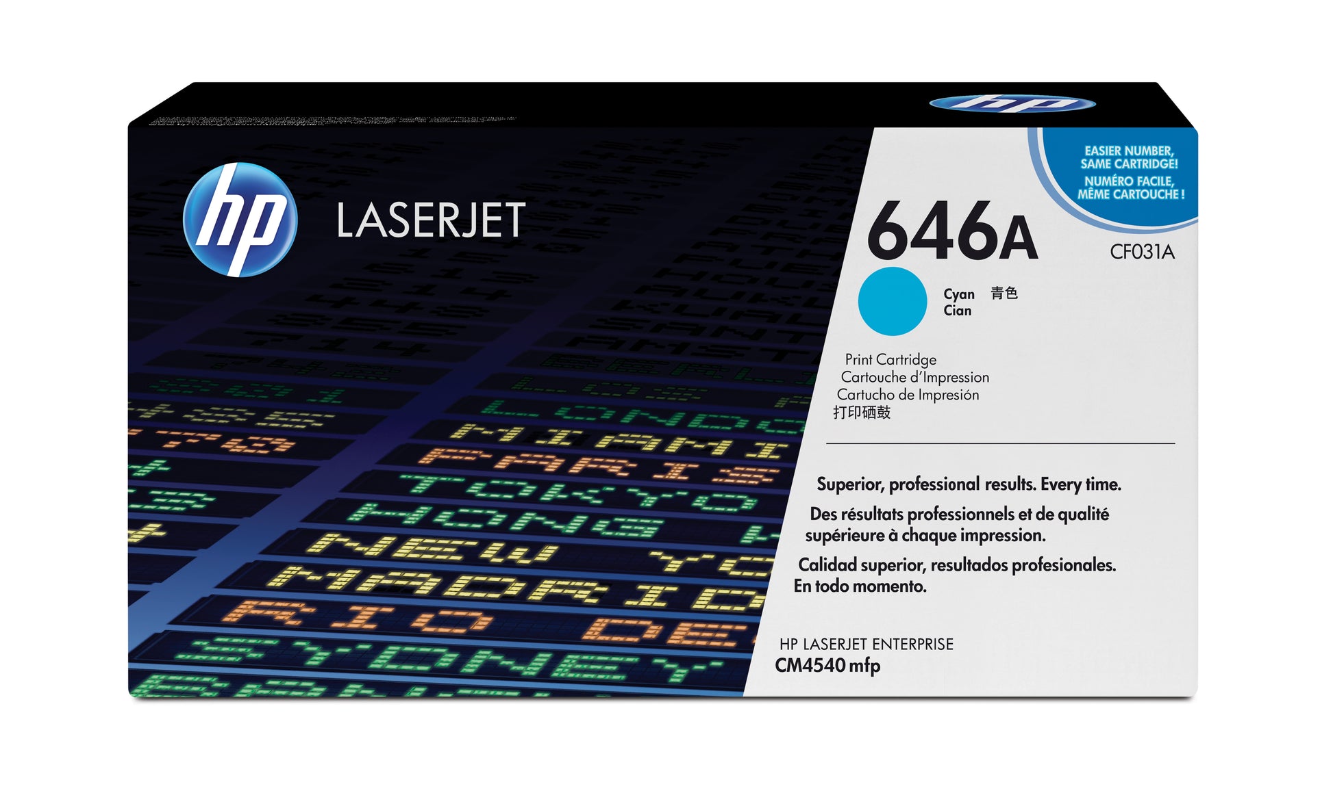HP Toner 646A – cyan, 12500 Seiten – für Farb-Laserdrucker/Multifunktionsgeräte