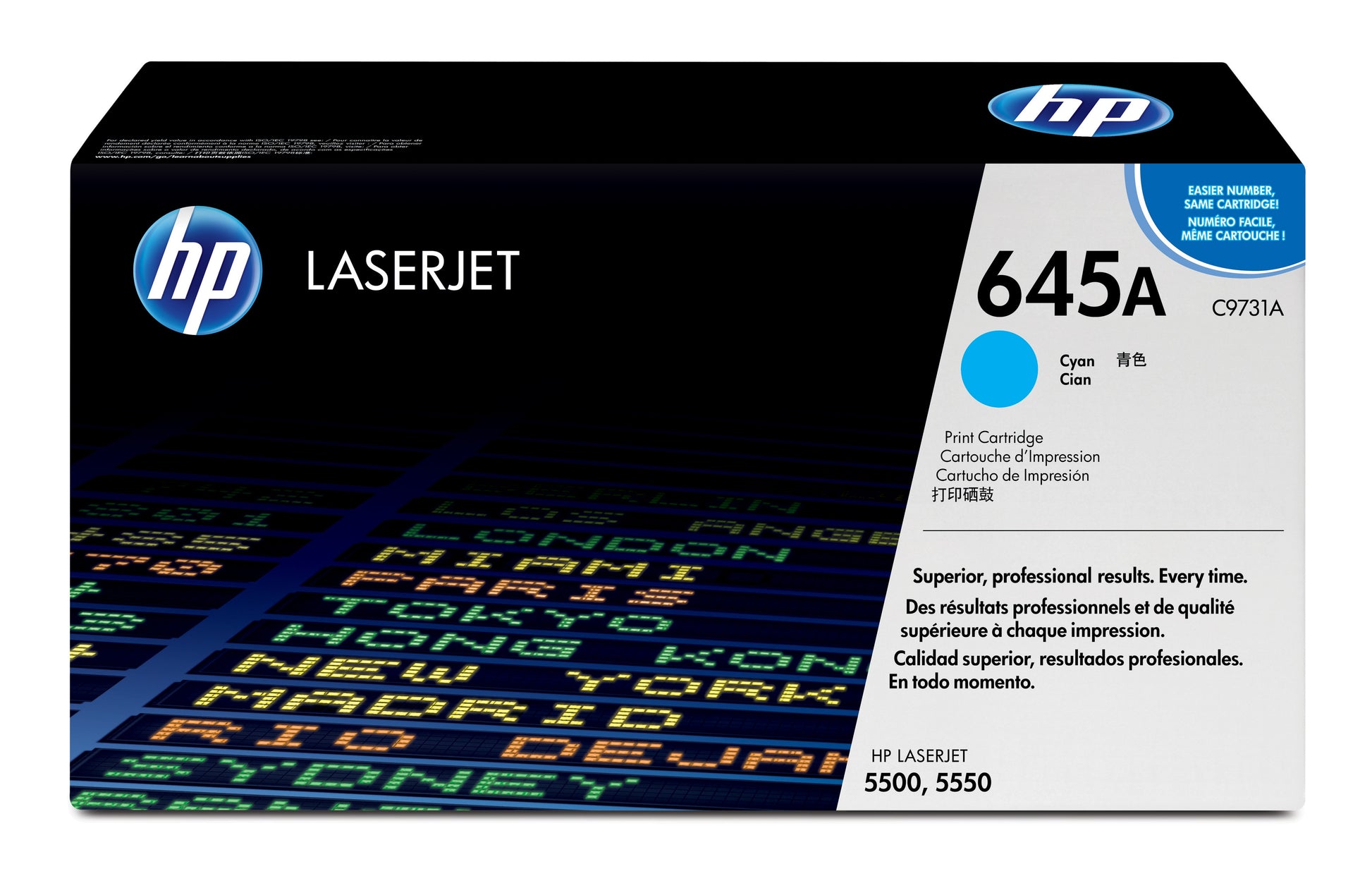 HP Toner 645A – cyan, 12000 Seiten