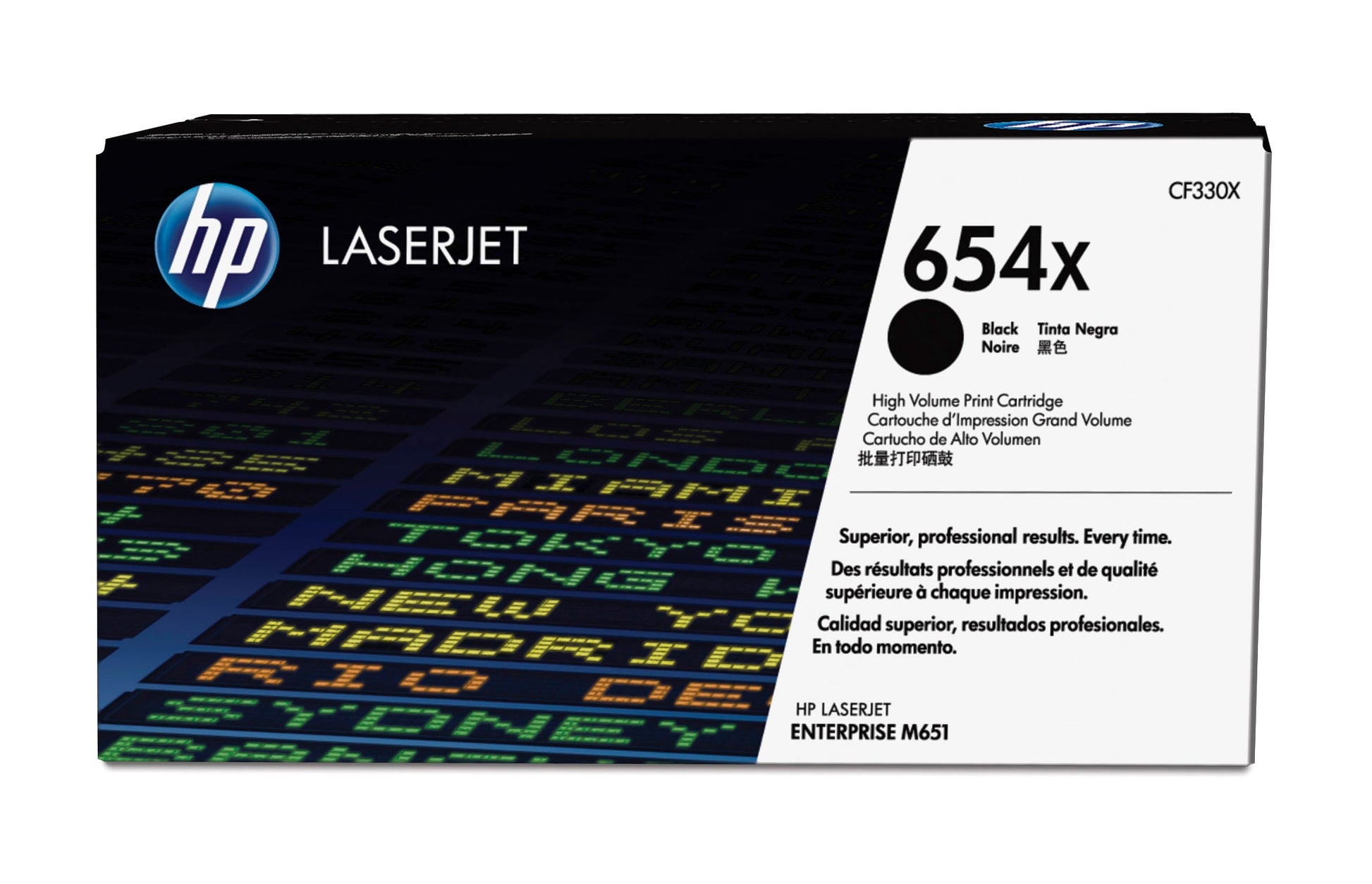 HP Toner 654X – schwarz, 20500 Seiten