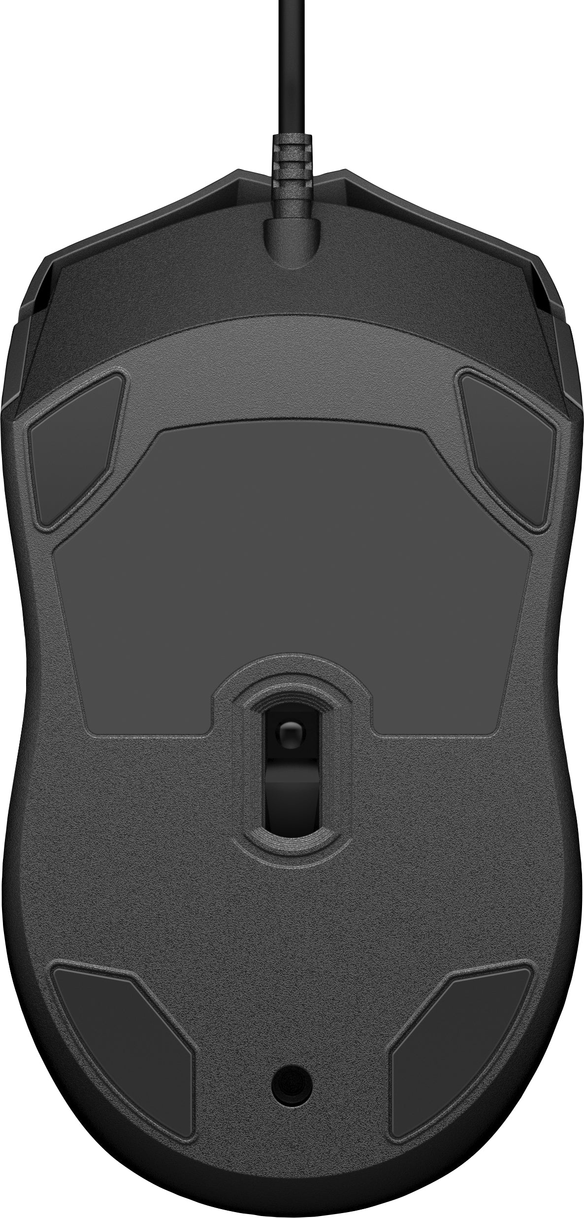 HP Wired Mouse 100 – Maus – Kabelgebunden (USB‑A), 1600 DPI, beidhändig, Schwarz