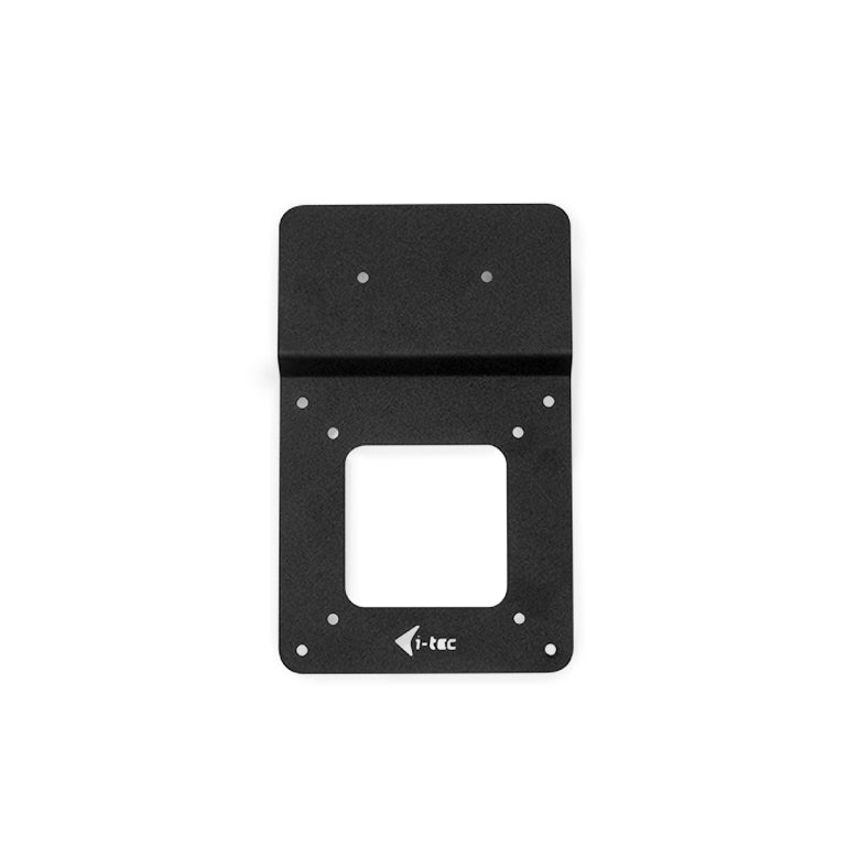 i-tec VESA-Adapterplatte – VESA 75×75/100×100 mm – Kabelmanagement – Schwarz – für i-tec Docking-Stationen