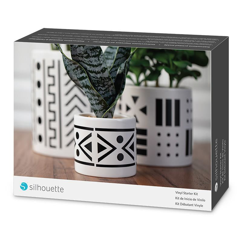 Silhouette Starter Kit Vinyl – 4 Vinylfolien – 610 × 305 mm – für Silhouette Schneideplotter