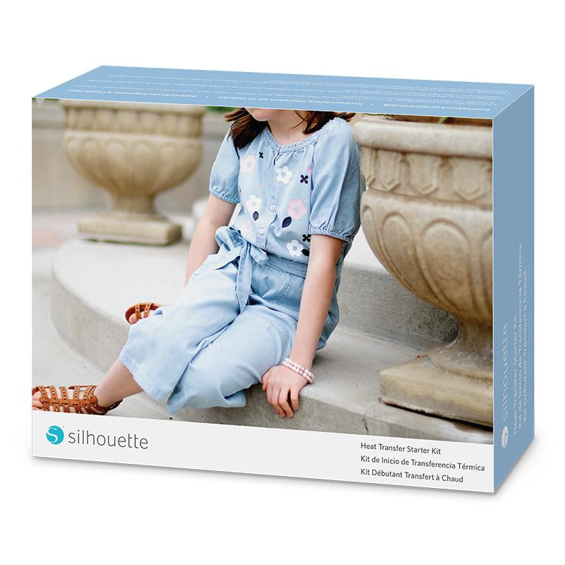 Silhouette Aufbügelfolien-Set – 5 Aufbügelfolien – 305 × 229 mm – für Silhouette Schneideplotter