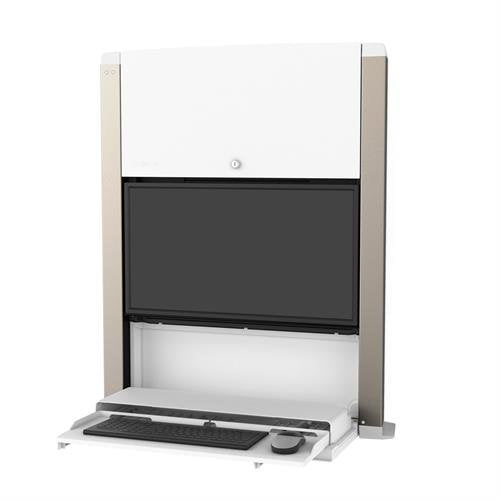 Ergotron CAREFIT MIS-D – Zubehör: Sit-Stand-Gehäuse – für 27", weiss