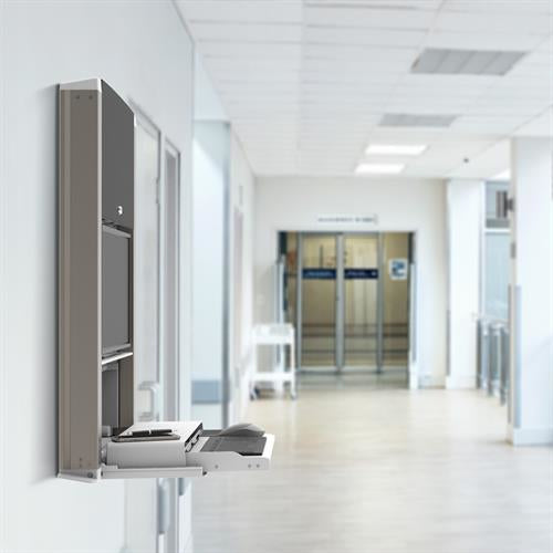 Ergotron CAREFIT MIS-D – Zubehör: Sit-Stand-Gehäuse – für 27", weiss