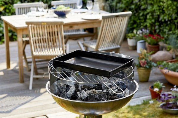 Durandal Grillschale 28 × 18 × 3 cm, Kunststoff, hitzebeständig, schwarz