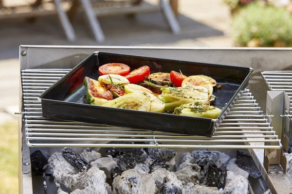 Durandal Grillschale – 3 L, 28 × 35 × 4 cm, Kunststoff, Schwarz, spülmaschinenfest, hitzebeständig