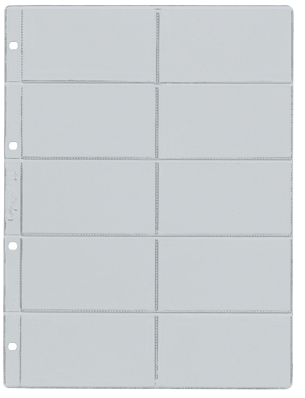 Kolma Sichtmappe A4 – transparent, Kunststoff, 10er-Pack