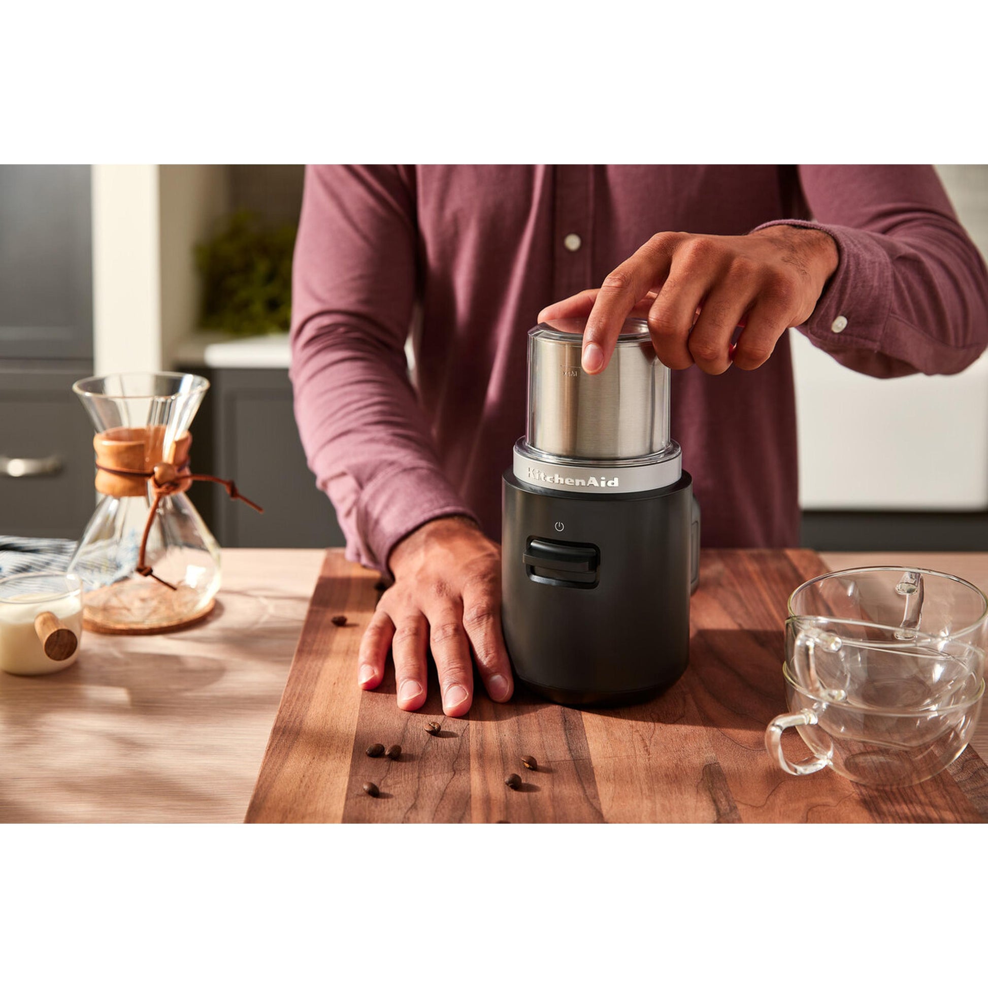 KitchenAid Kaffeemühle 5KBGR111BM – 113 g, Schlagmesser – Schwarz