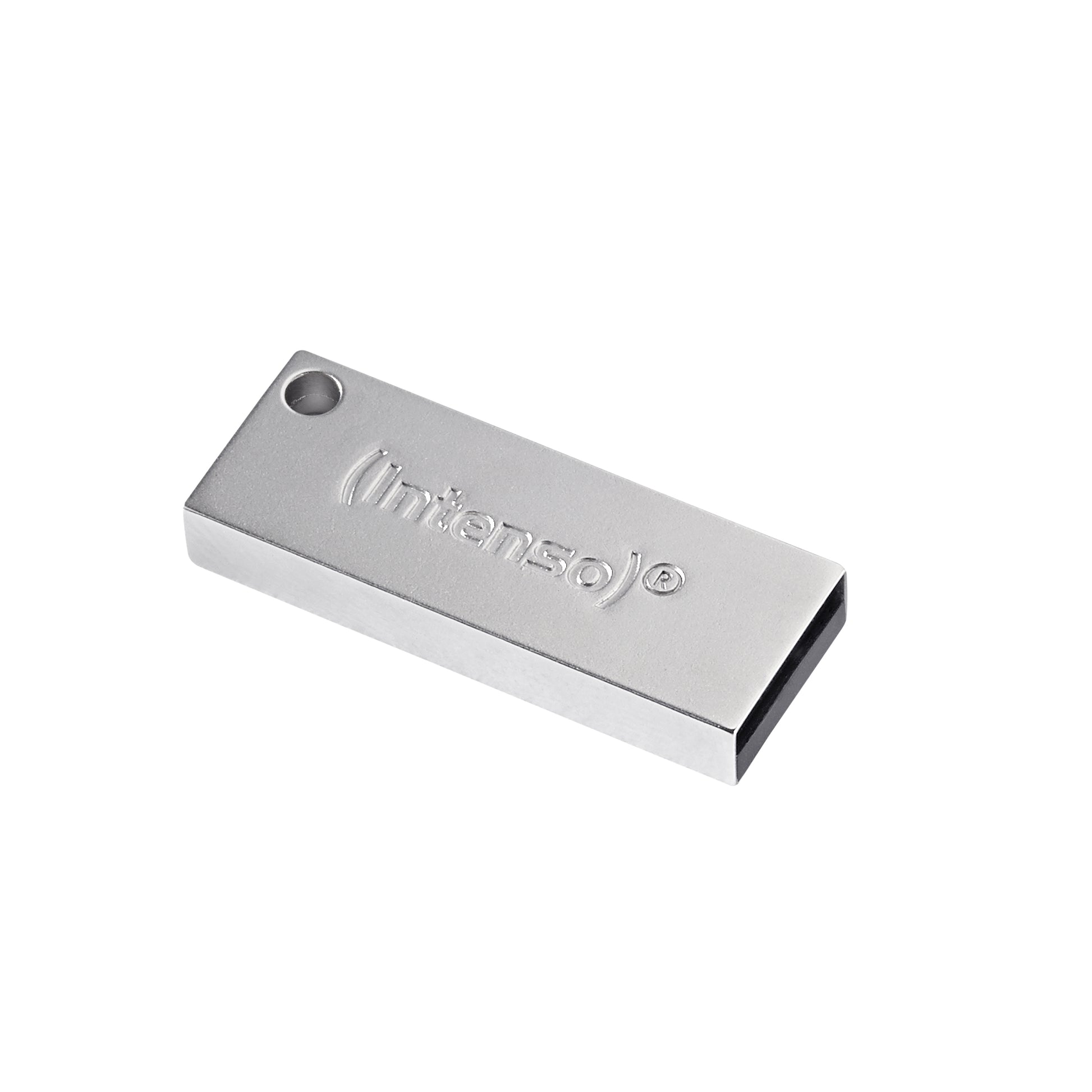 Intenso Premium Line 64 GB – USB 3.2 Gen 1, 100 MB/s, Metall, Silber