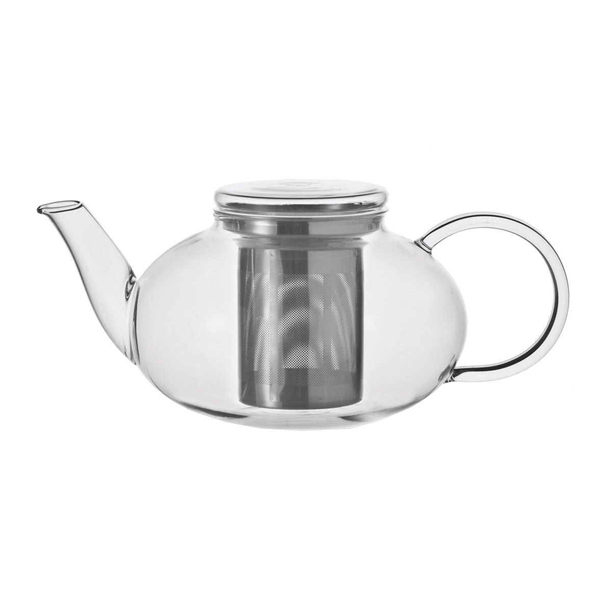 LEONARDO Moon – Teekanne, 1,2 l, Borosilikatglas, Edelstahl-Teesieb