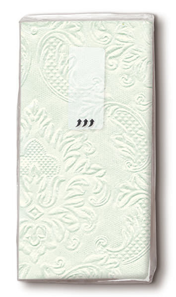 Paper + Design Ornament Taschentücher – 4-lagig, 220 × 210 mm – 10 Taschentücher – FSC