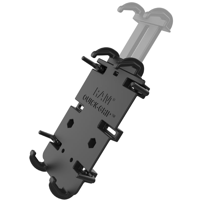 RAM Mounts Quick-Grip XL – Auto-Halterung – für Smartphones 66,7–92,1 mm breit, Schwarz