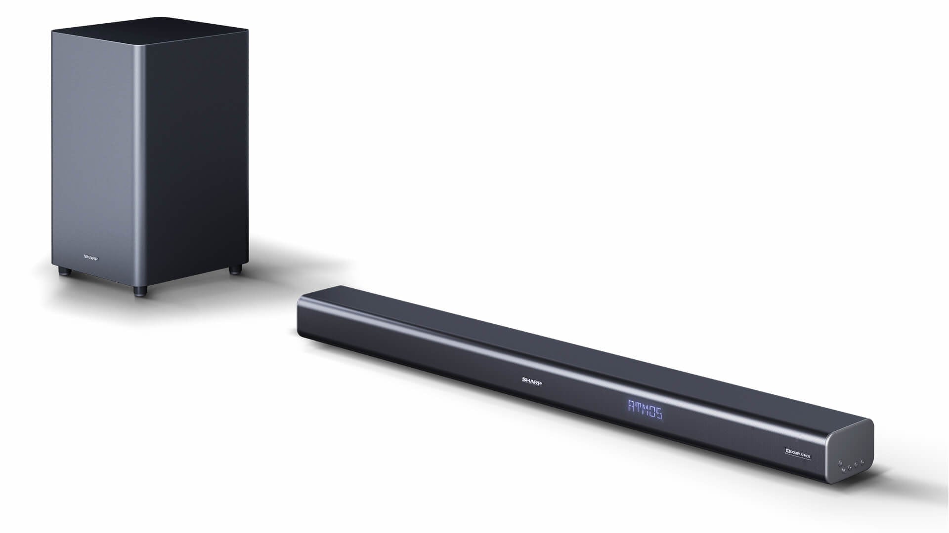 Sharp HT-SBW460 – Soundbar mit kabellosem Subwoofer – 3.1, 440 W, Bluetooth 4.2, Schwarz