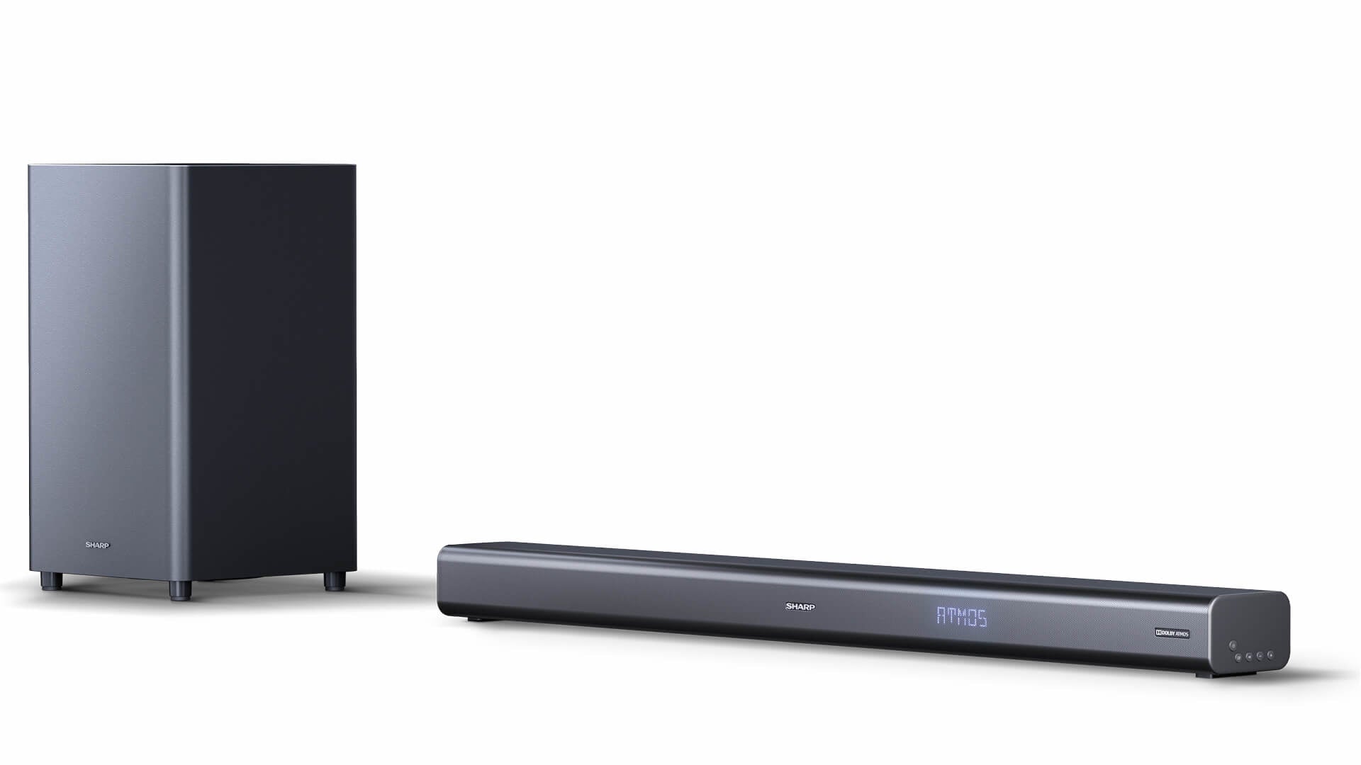 Sharp HT-SBW460 – Soundbar mit kabellosem Subwoofer – 3.1, 440 W, Bluetooth 4.2, Schwarz
