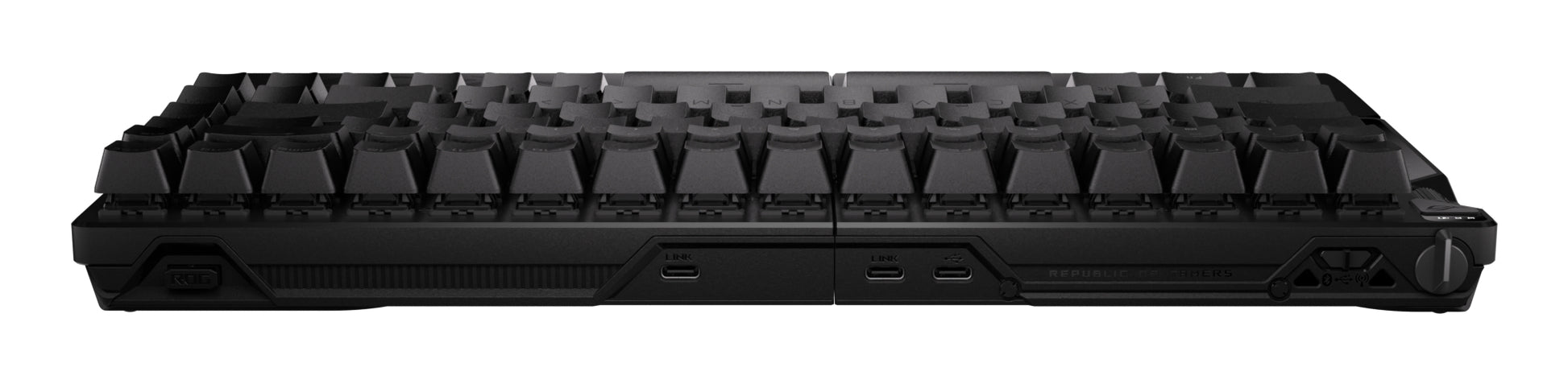 ASUS ROG Falcata – Gaming-Tastatur 75% – Mechanisch – Bluetooth & 2,4 GHz (USB-A Empfänger) – RGB – Schwarz