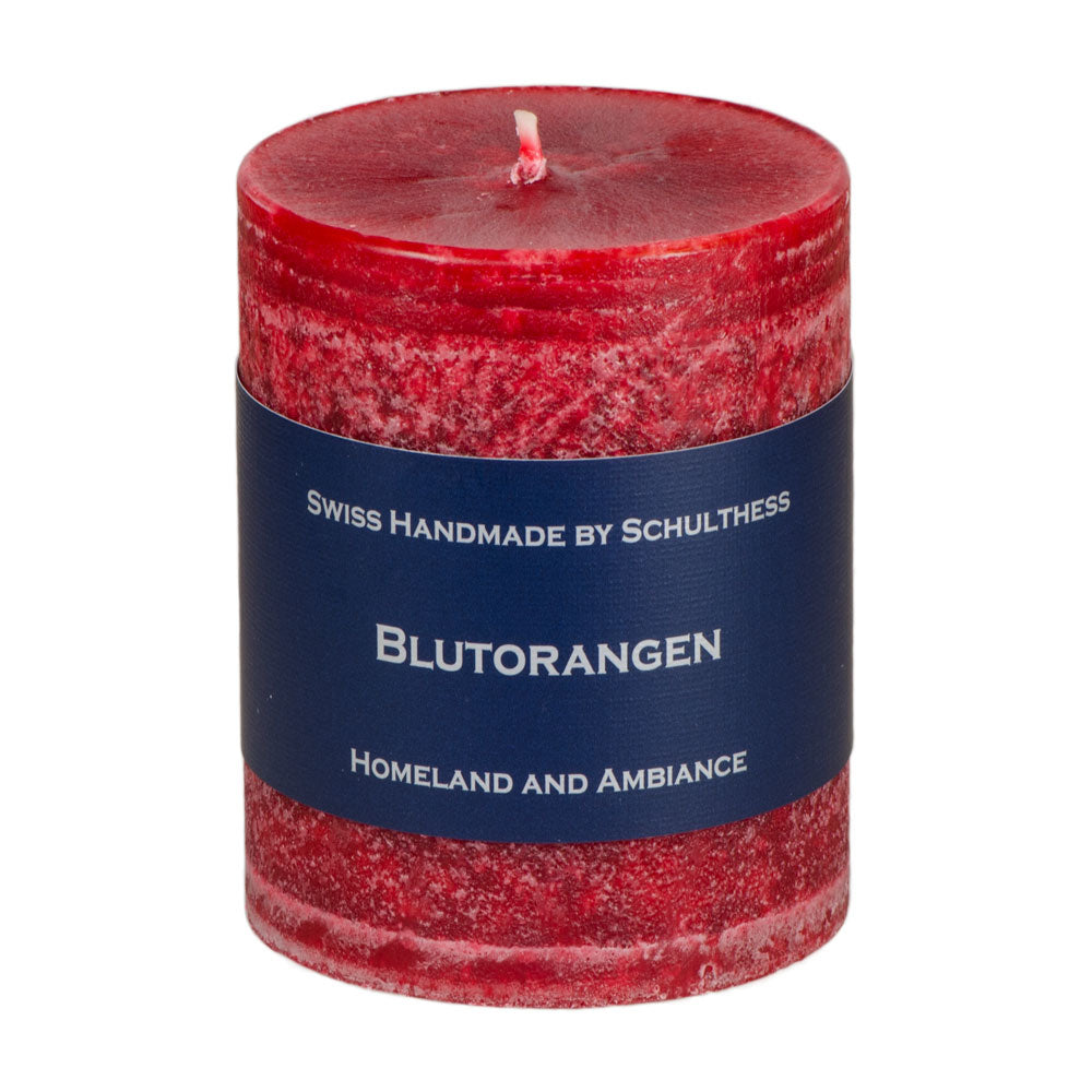 Schulthess Kerzenhandwerk Duftkerze – Blutorangen – Ø 7 × 8 cm