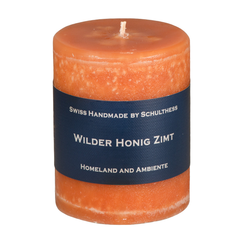 Schulthess Kerzenhandwerk Duftkerze – Wilder Honig Zimt – Ø 7 × 8 cm