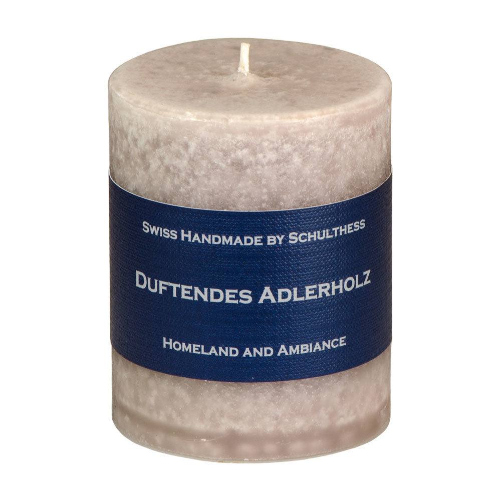 Schulthess Kerzenhandwerk Duftkerze – Adlerholz – Ø 7 × 8 cm