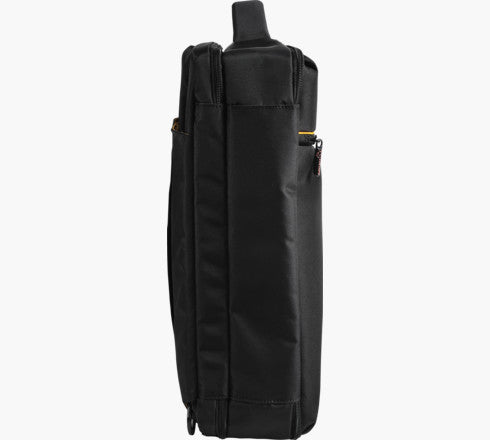 Exacompta Notebook-Tasche bis 15,6" – mit Tablet-Fach, harte Frontplatte – Schwarz