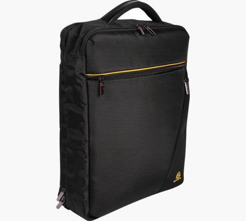 Exacompta Notebook-Tasche bis 15,6" – mit Tablet-Fach, harte Frontplatte – Schwarz