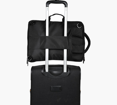 Exacompta Notebook-Tasche bis 15,6" – mit Tablet-Fach, harte Frontplatte – Schwarz